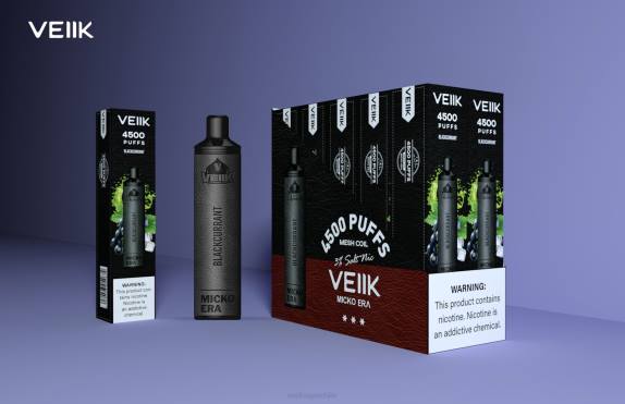 VEIIK Micko Era 4500 inhalaciones desechables de 30 mg grosella negra - VEIIK vape Chile 280X9