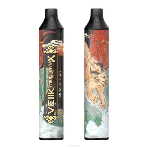 VEIIK Micko MAX vaporizador desechable 1500 inhalaciones chicle de menta - VEIIK Chile 280X50