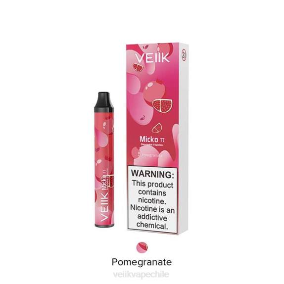 VEIIK Micko Pie vaporizador desechable 600 inhalaciones granada - VEIIK pod Chile 280X23