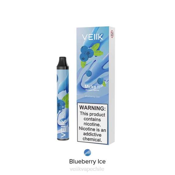 VEIIK Micko Pie vaporizador desechable 600 inhalaciones hielo de arándanos - VEIIK airo pod Chile 280X24