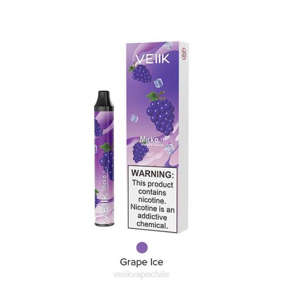 VEIIK Micko Pie vaporizador desechable 600 inhalaciones hielo de uva - VEIIK moos pod 280X18