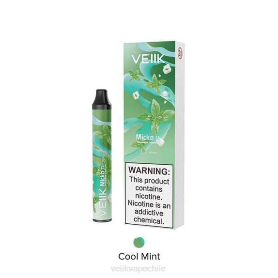 VEIIK Micko Pie vaporizador desechable 600 inhalaciones menta fresca - VEIIK vape Santiago 280X22