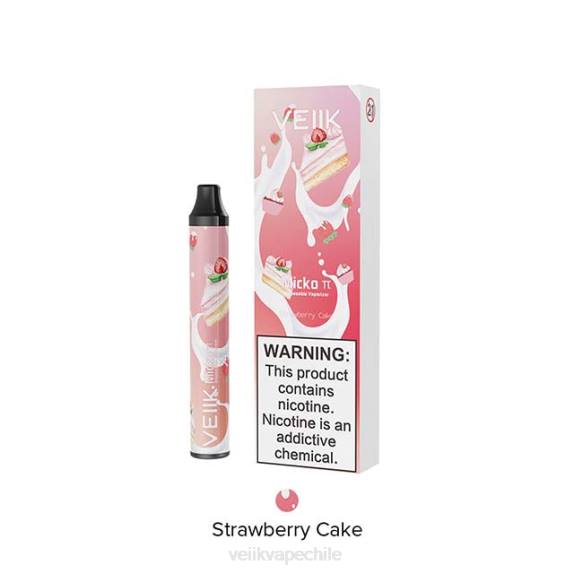 VEIIK Micko Pie vaporizador desechable 600 inhalaciones pastel de fresa - VEIIK moos pod 280X28